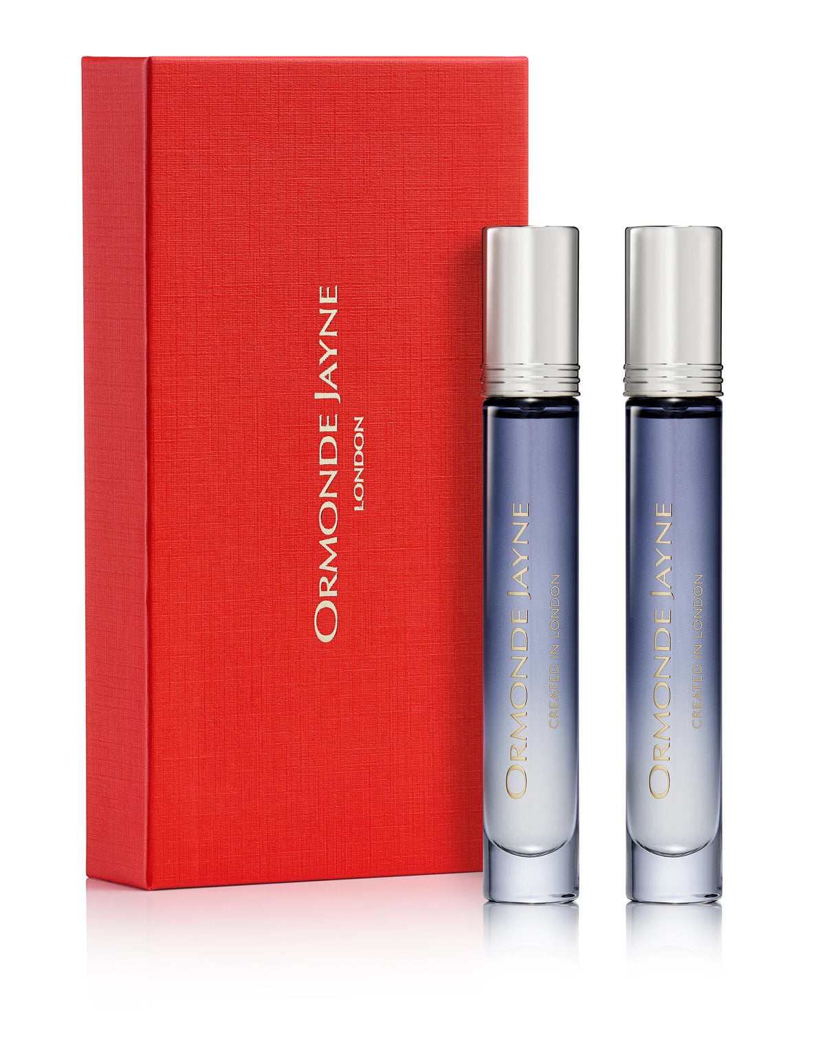 Ormonde Jayne Arabesque 2 x 10ml Luxury Travel set with red presentation box