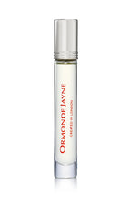 Clear glass rollerball bottle of Ormonde Jayne Castore London perfume with silver cap