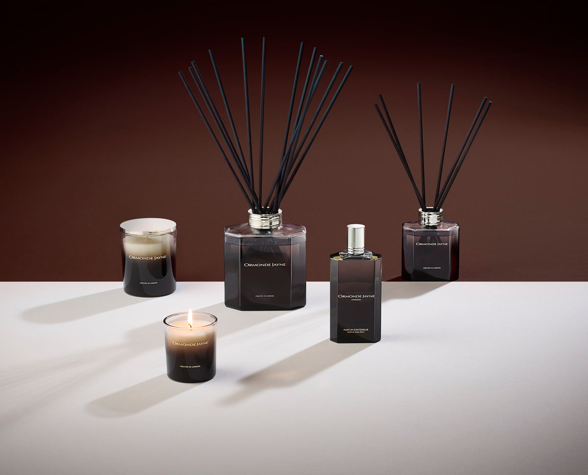 Ormonde Jayne candles with lids on