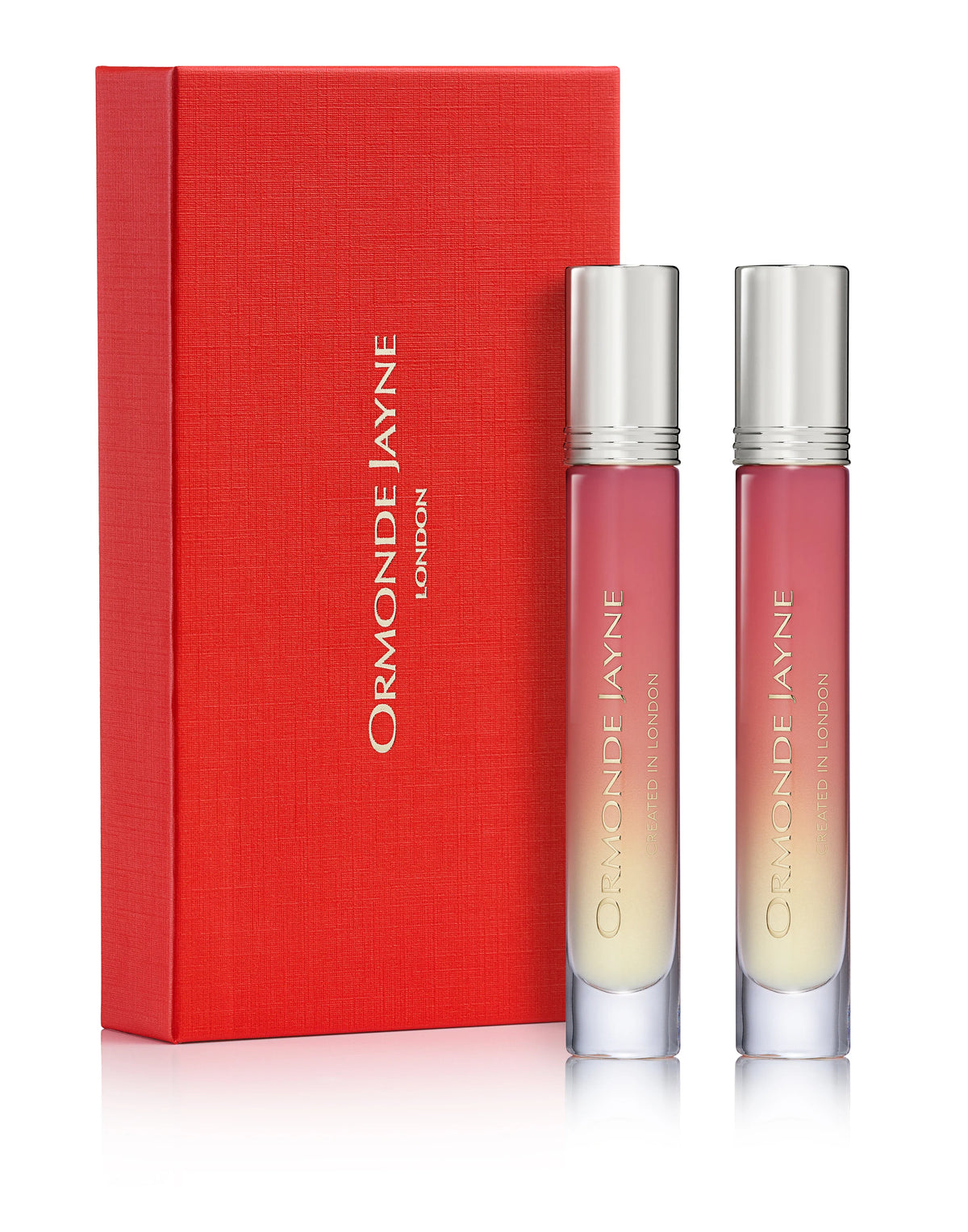 Ormonde Jayne Sakura 2 x 10ml Luxury Travel set with red presentation box